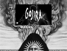 Tablet Screenshot of gojira-music.com
